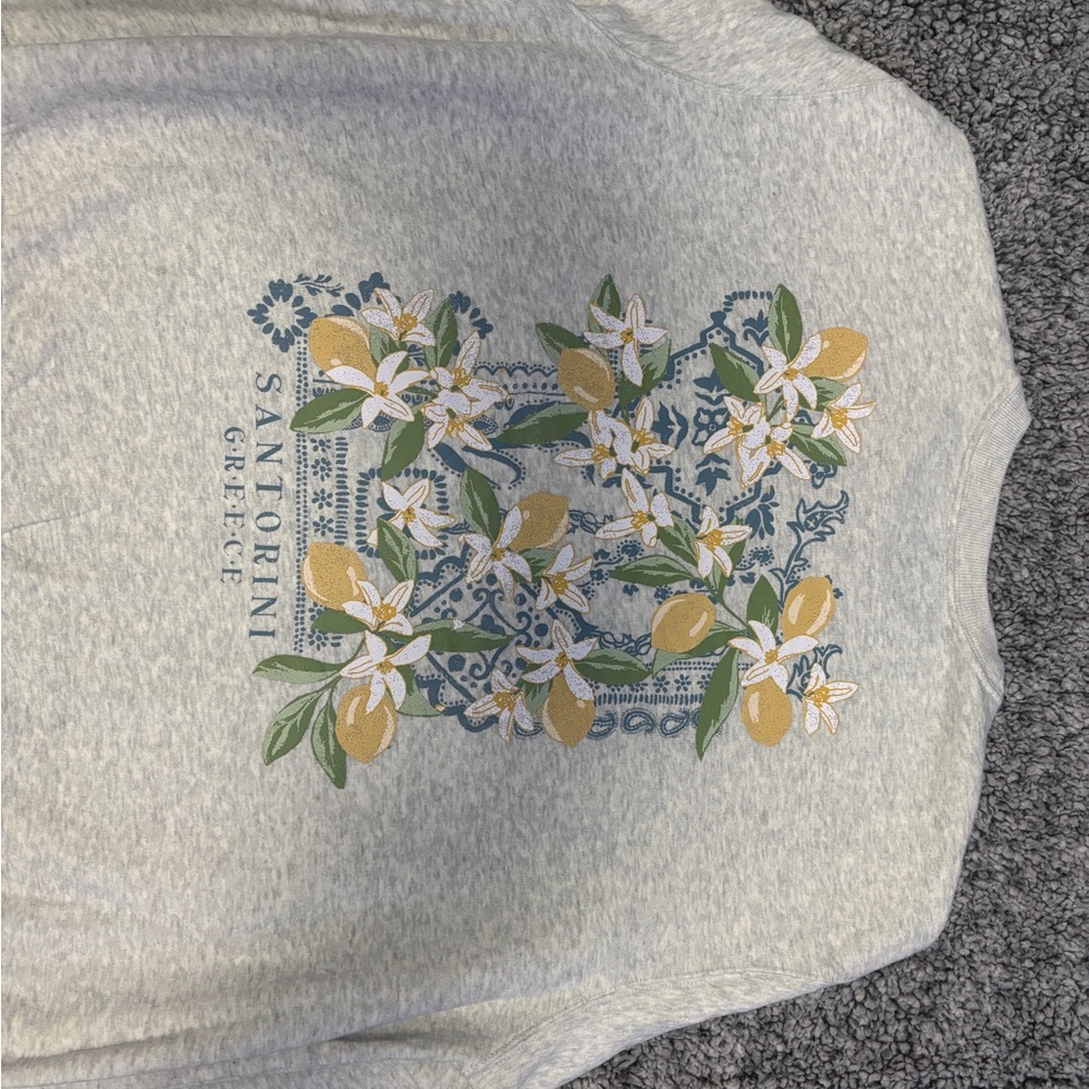 Hollister Light Gray Sweatshirt